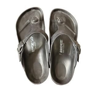 Birkenstock Gizeh Eva Anthracite Thong Sandals Flip Flips Black EU 36 US 5-5.5